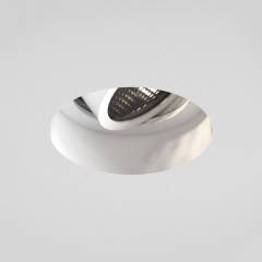 Astro 1248019 Trimless Slimline Round Adjustable Fire-Rated Downlight in Matt White