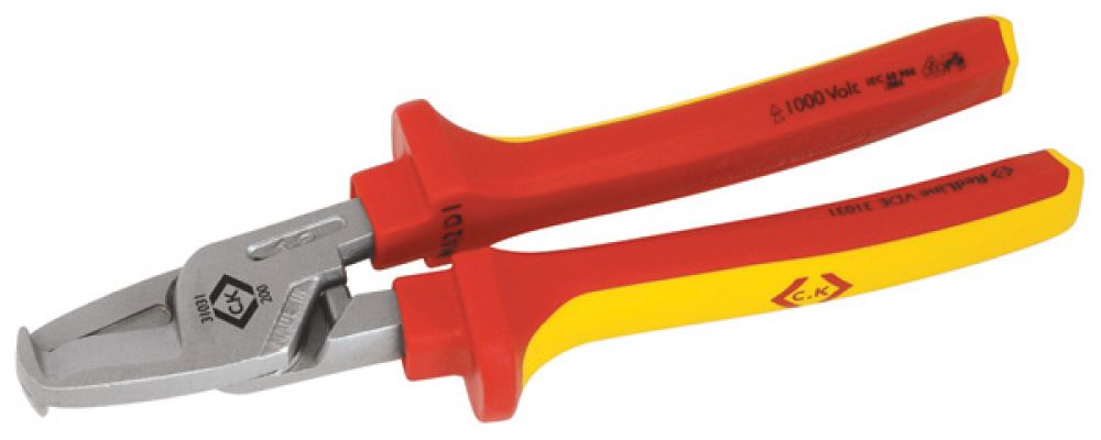 C.K Tools 431030 C.K RedLine VDE Heavy Duty Cable Shears 165mm