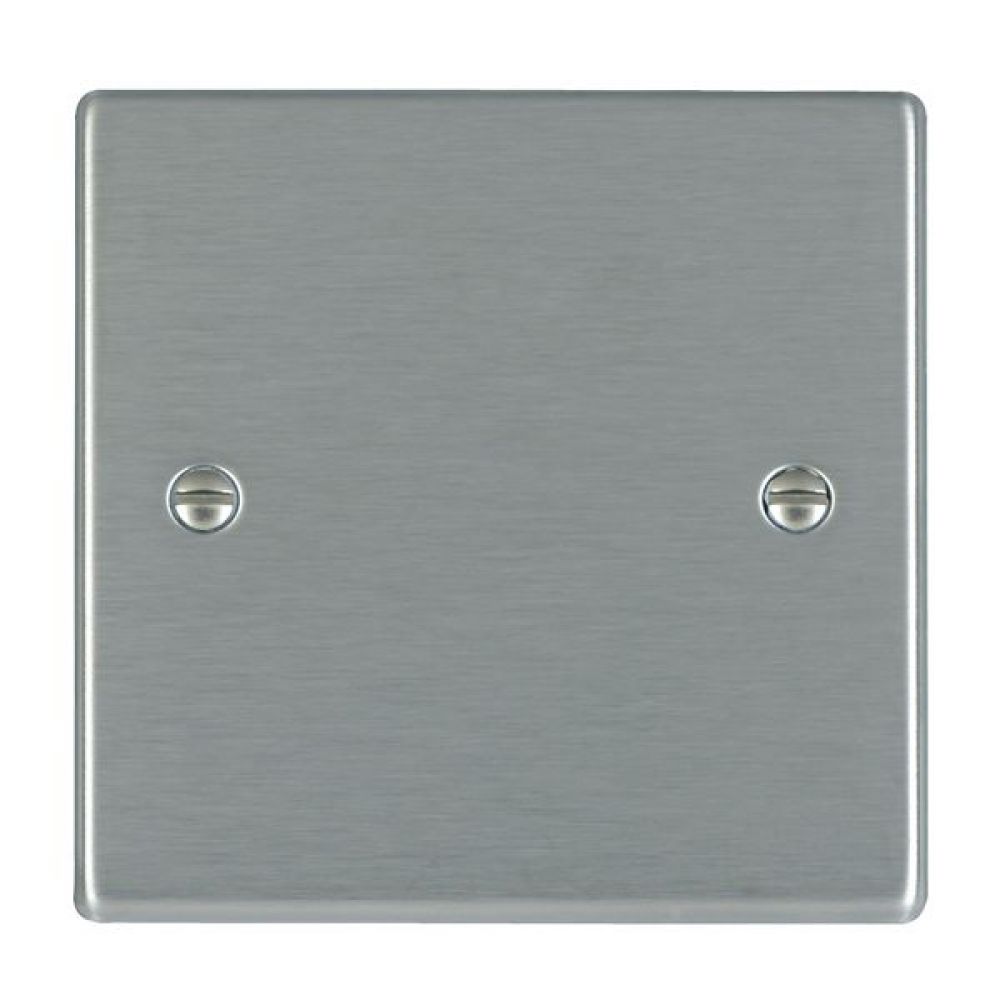 Hamilton Hartland Satin Stainless Single Blank Plate