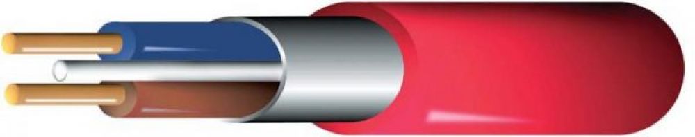 Prysmian FP2002C2.5 2 Core 2.5mm x 100m Fire Cable Available in Red, White