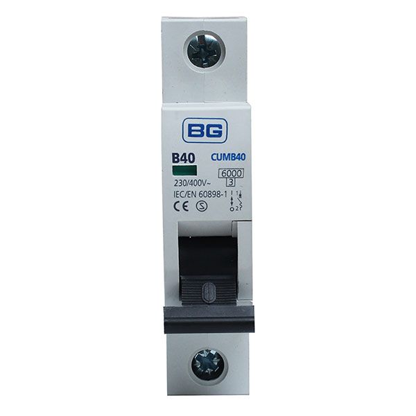 BG 40A Single Pole Type B MCB